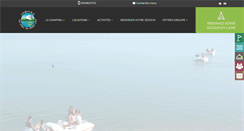 Desktop Screenshot of campinglacdesaintcyr.fr
