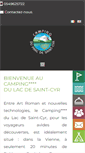 Mobile Screenshot of campinglacdesaintcyr.fr
